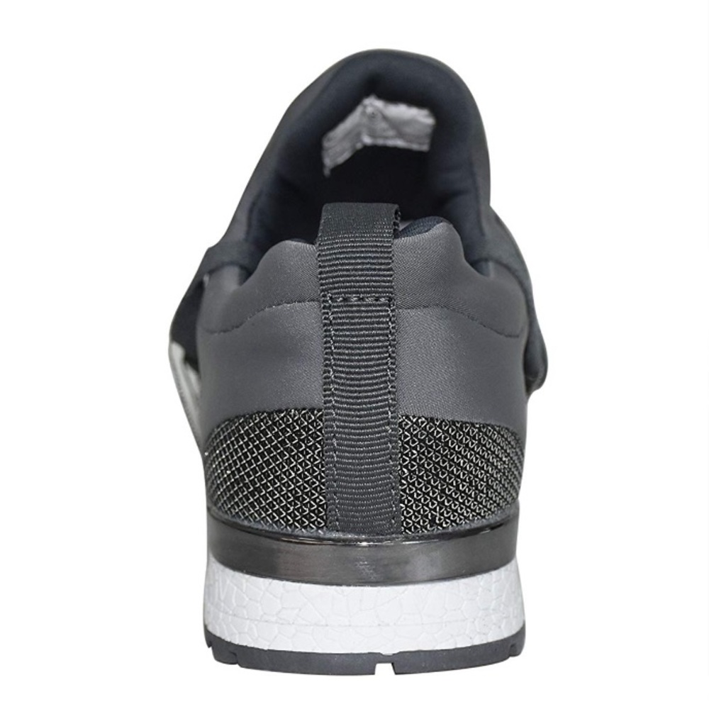 **SALE** Silver Slip On Sneakers - Picture 5 of 6